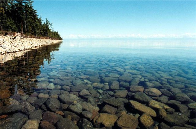 Чистые воды озера Байкал