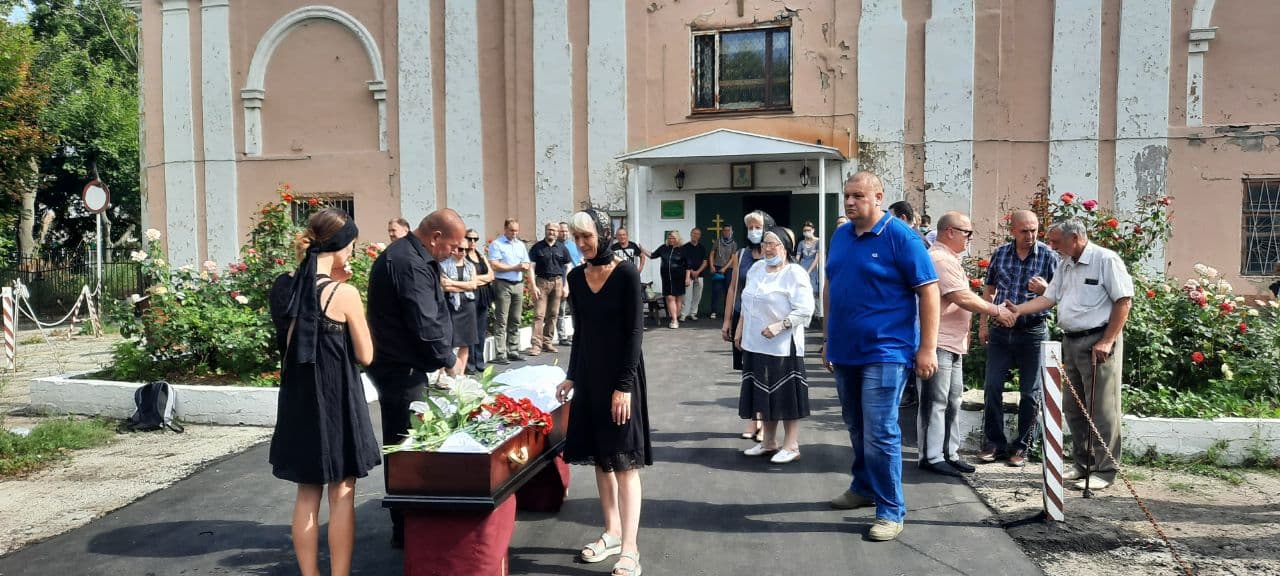 Прощание с павлом. Похороны в Елатьме Рязанской области.